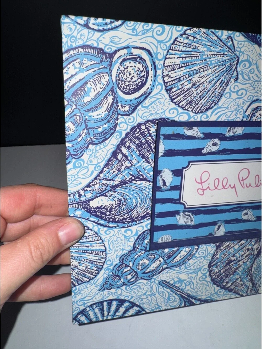 Lilly Pulitzer Picture Frame, Pop Up Stuffed Shells print New